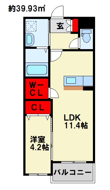 MDIプラデリビオ行橋駅前の間取り