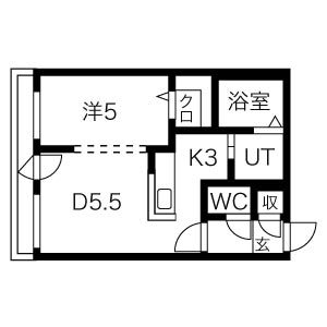 mon style大通東の間取り