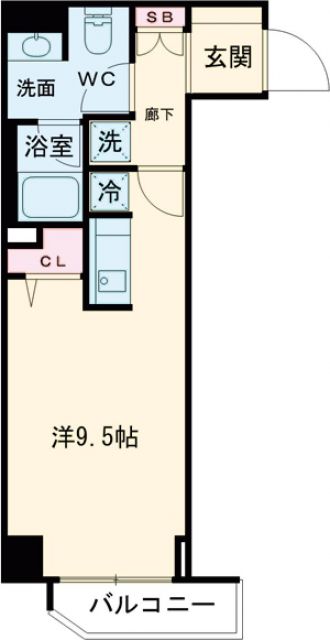 墨田区東向島のマンションの間取り