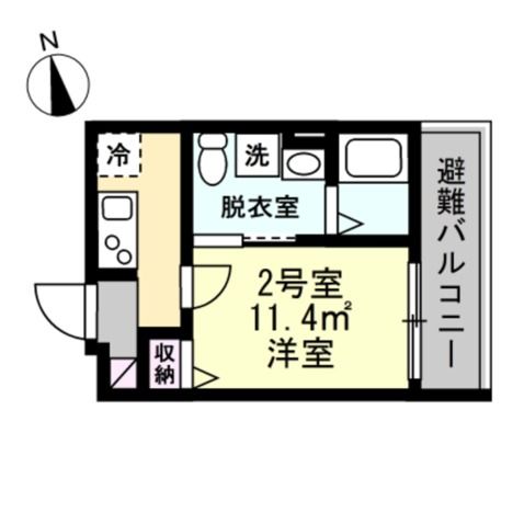 横浜市鶴見区浜町のアパートの間取り