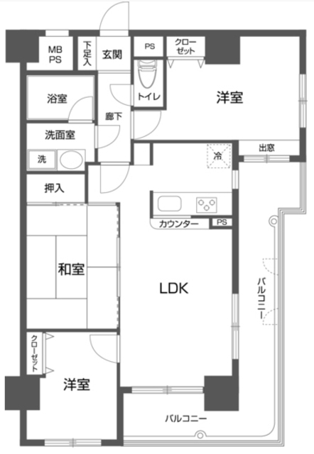 グリーンフィールド大山の間取り