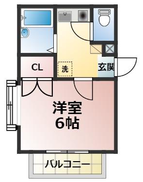 【ＧＲＡＣＥＶＩＬＬＥ１６４の間取り】