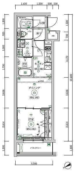 ＲＥＬＵＸＩＡ板橋三園の間取り