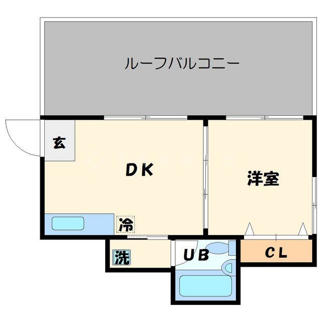 豊中市柴原町のマンションの間取り