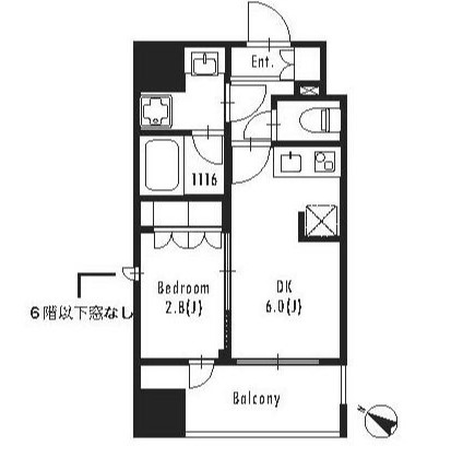 江東区森下のマンションの間取り