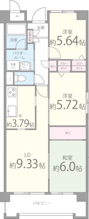 大井路の間取り