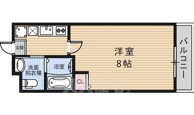 アークリード今出川大宮の間取り