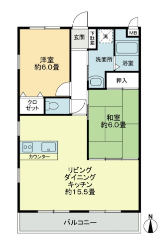 【フォブール太田南の間取り】