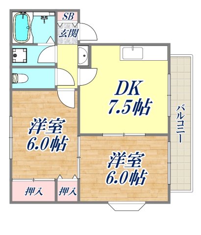 クラスター626の間取り