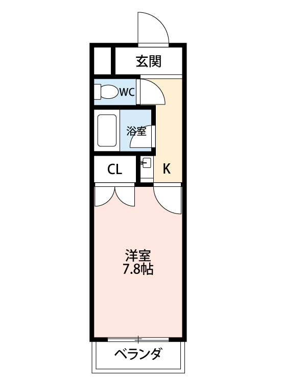 【知立市牛田町のマンションの間取り】