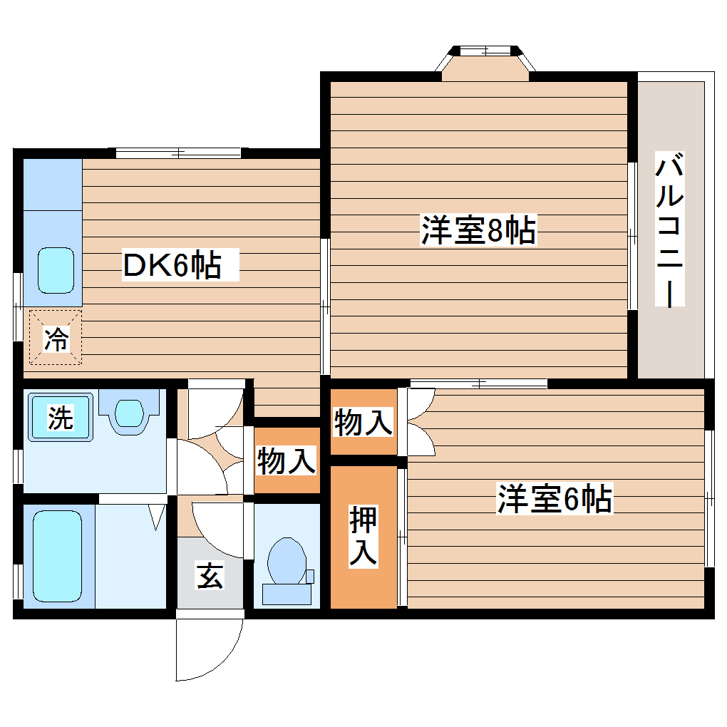 ウィンディ上飯田の間取り