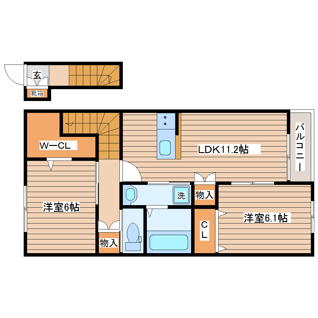 Casa del Sole(カーサ デル ソーレ)の間取り