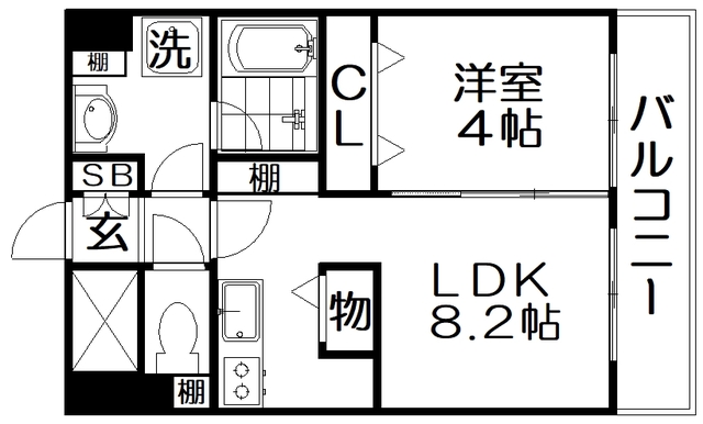 ベロフィオーレ宮之阪の間取り