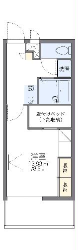 レオパレス城間の間取り