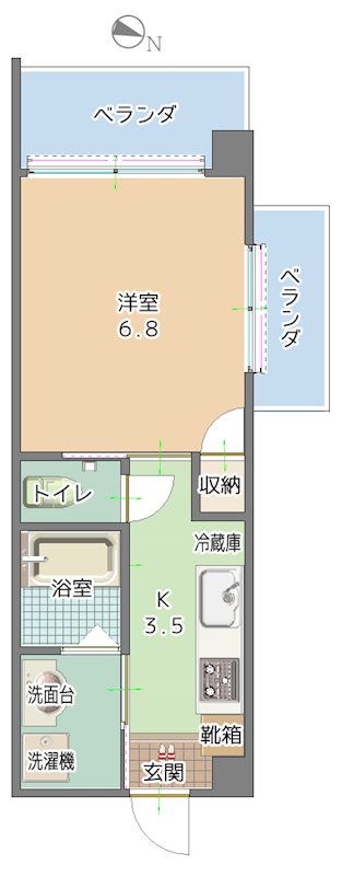 トーマスKIOの間取り