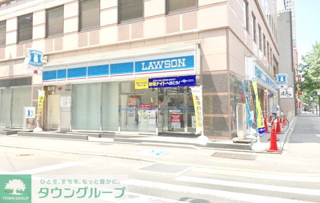 コンビニ　ローソン博多駅明治公園店（コンビニ）まで390m