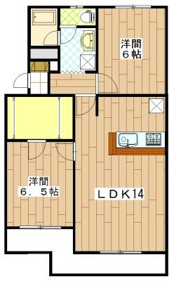 ハイクレストサンシャインIの間取り