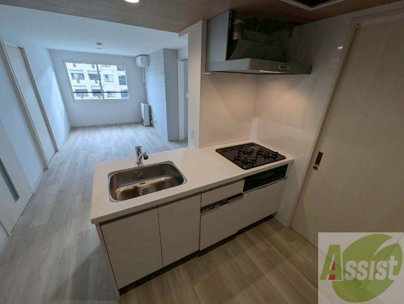 キッチン　清潔感がありお洒落なキッチンになっていました！