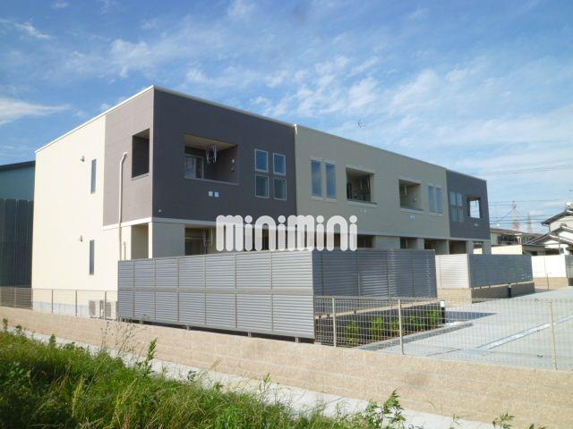 建物外観　おしゃれな白とグレーのツートンカラー