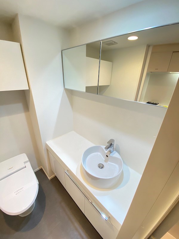 洗面設備　※室内参考画像