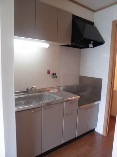 キッチン　ガスコンロ付に変更