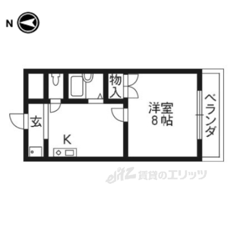 エレガンス21の間取り写真