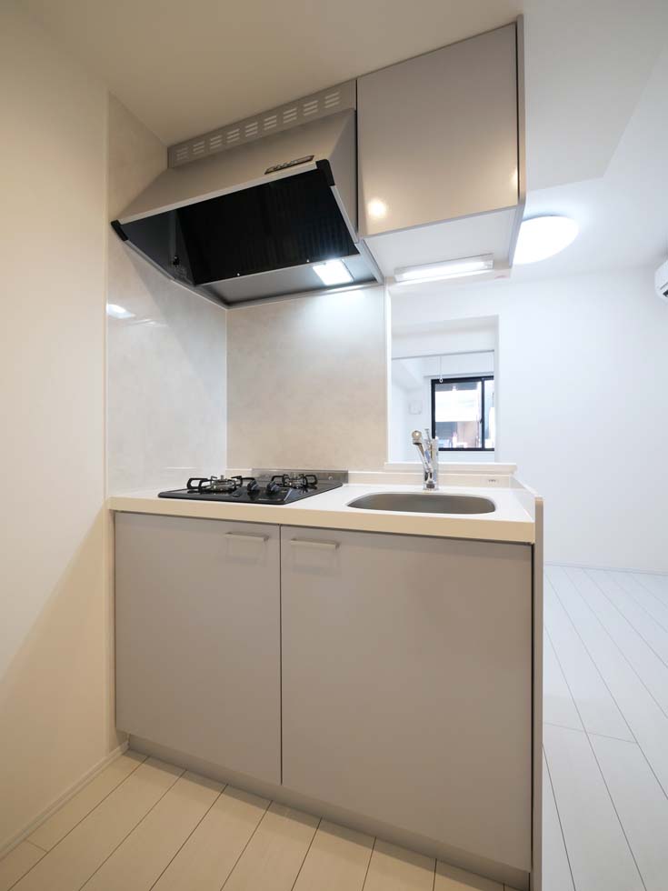 キッチン　内装は落ち着いています