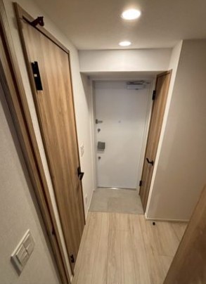 玄関　収納もある玄関です