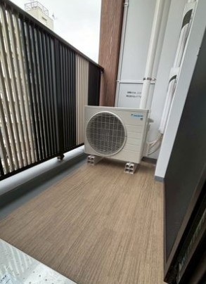 バルコニー　広々としたバルコニーです