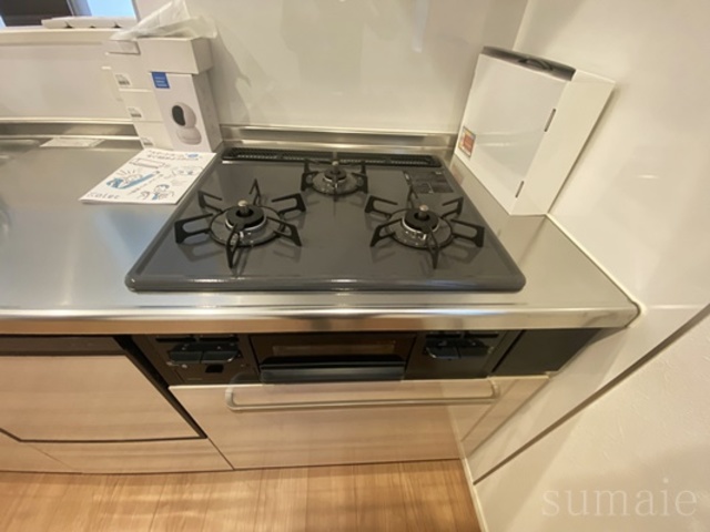 その他設備　3口コンログリル付☆