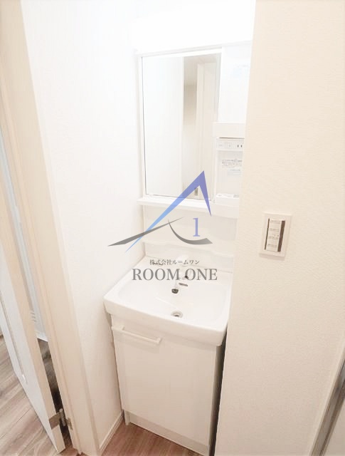 洗面設備　洗面台です。