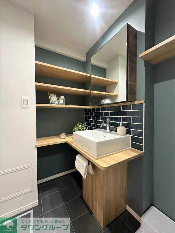 洗面設備　303号室モデルルーム