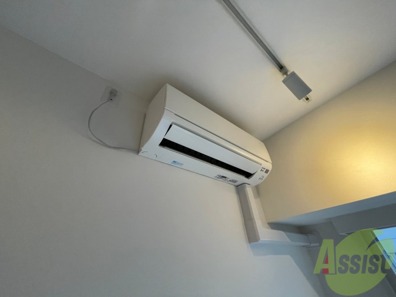 その他設備　エアコンが設置してありますので、寒暖対策もばっちり。