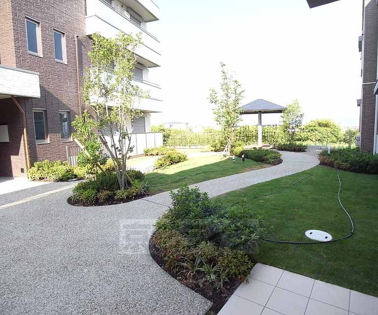 庭　緑も多いです。