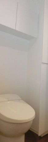 トイレ　朝の身支度に便利な独立洗面台！