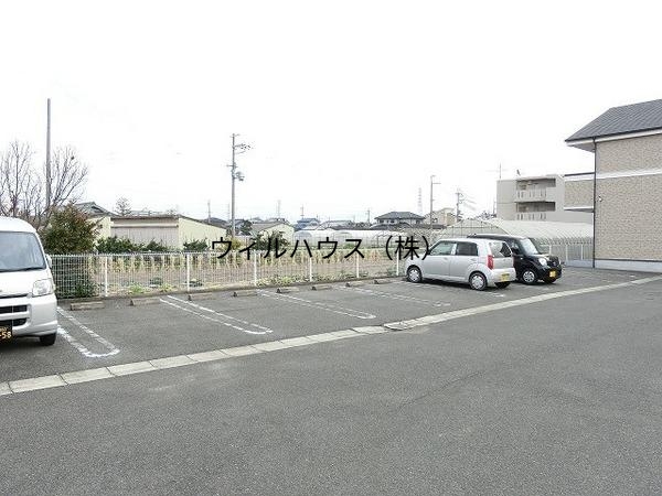 駐車場　駐車しやすい！