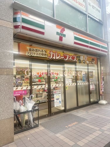 コンビニ　セブン-イレブン 横浜仲町台駅前店（コンビニ）まで443m
