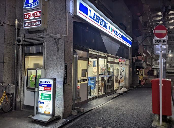 コンビニ　ローソン・スリーエフ日本橋中洲店（コンビニ）まで210m