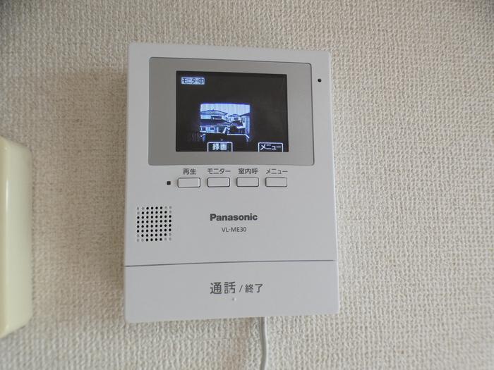 セキュリティ　モニター付きインターホン