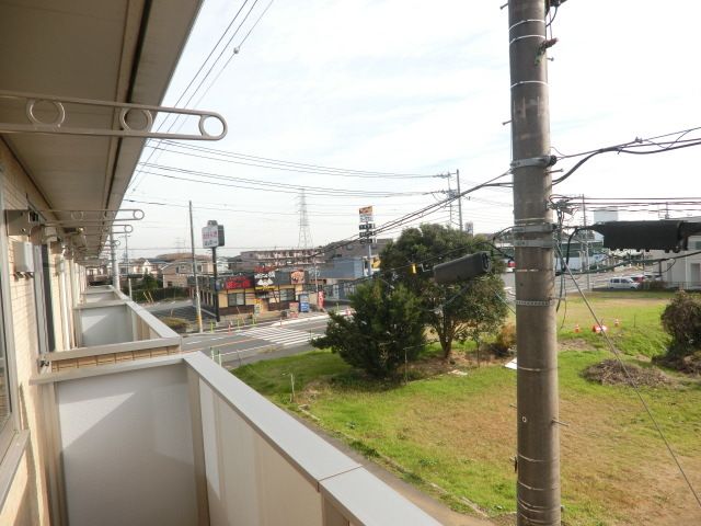 眺望　近くの和食レストランが見えます！