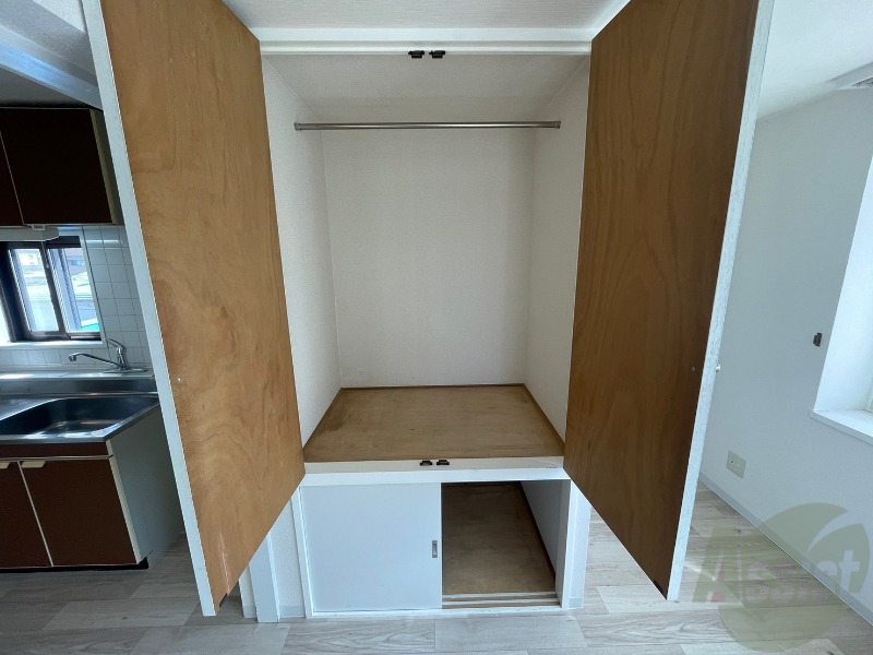 収納　収納もバッチリあるのでお部屋が片付きますよ！