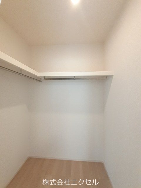 収納　ウォークインクローゼットです。