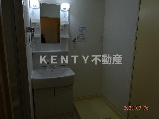洗面設備　使いやすい洗面所です