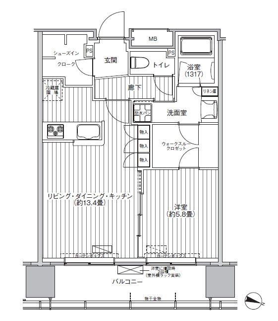 桜ヒルズ九段北の間取り写真