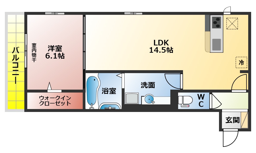 プランドールIの間取り写真