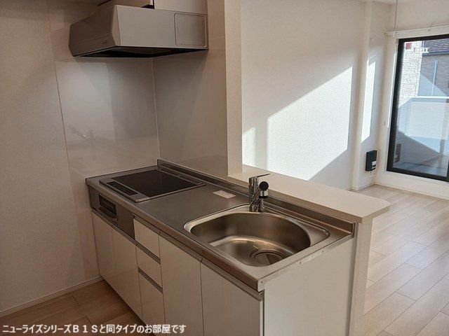 富竹新田アパートのキッチン写真