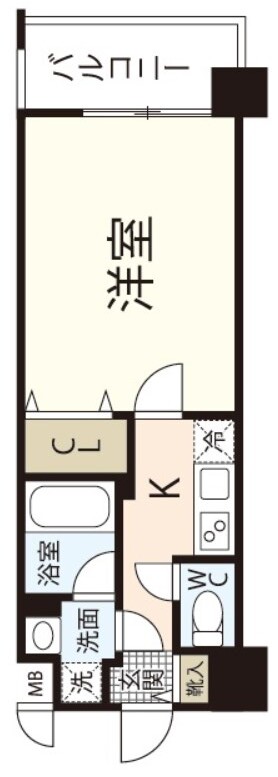 レジデンスカープ南中央町の間取り写真
