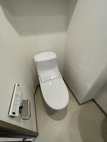トイレ　ゆったりとした空間のトイレです