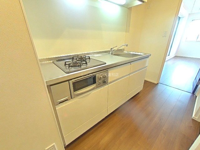 キッチン　2口コンロで自炊も捗ります