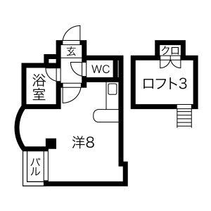 地下鉄御堂筋線 東三国駅 徒歩4分 6階建 築37年の間取り写真